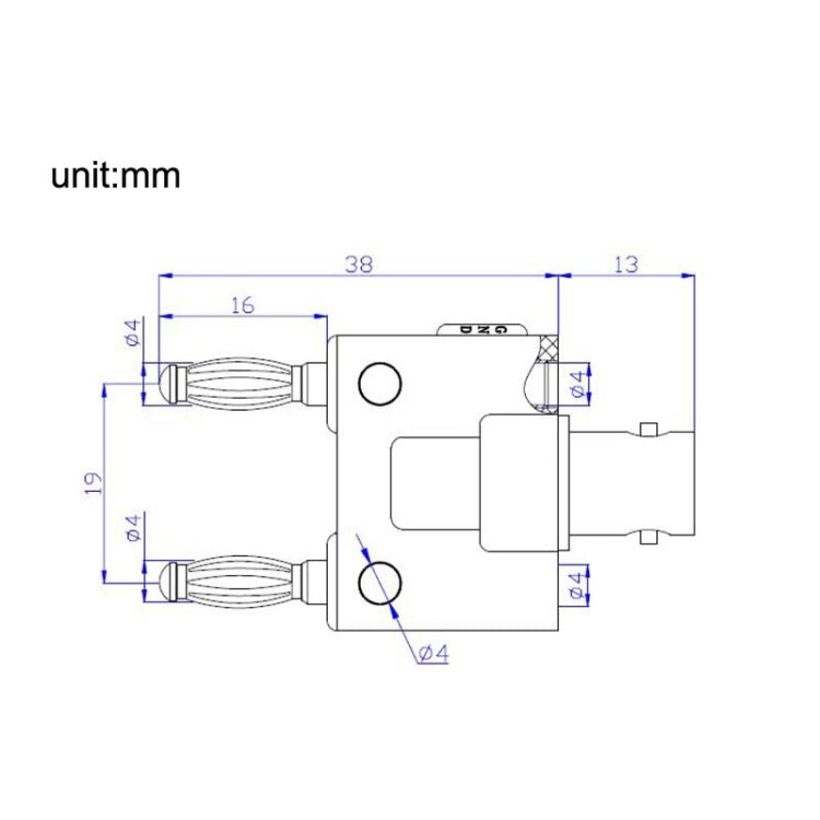 5pcs BNC Female To Dual Banana Plug Adapter Binding Male Connector, BNC Female To Dual Banana Male 5pcs BNC Female To Dual Banana Plug Adapter Binding Male Connector, BNC Female To Dual Banana Male